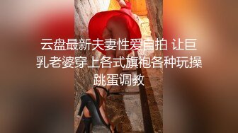 云盘最新夫妻性爱自拍 让巨乳老婆穿上各式旗袍各种玩操跳蛋调教