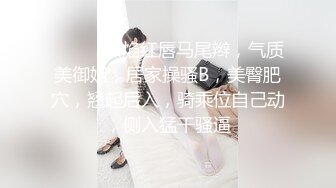 ❤️❤️烈焰红唇马尾辫，气质美御姐，居家操骚B，美臀肥穴，翘起后入，骑乘位自己动，侧入猛干骚逼