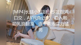 [MP4]长腿小姐姐，沙发抠穴口交，AV视角近景，后入啪啪乳浪翻滚，连干两炮实力猛男