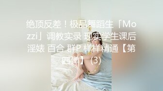 绝顶反差！极品舞蹈生「Mozzi」调教实录 现实学生课后淫婊 百合 群P 样样精通【第四弹】 (3)