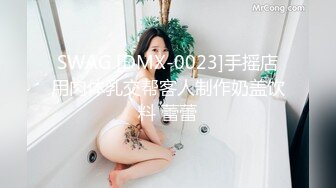 SWAG [DMX-0023]手摇店用肉体乳交帮客人制作奶盖饮料 蕾蕾