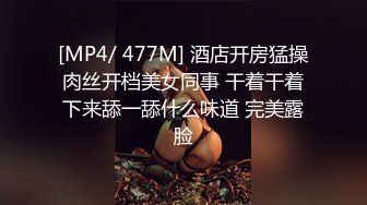 [MP4/ 477M] 酒店开房猛操肉丝开档美女同事 干着干着下来舔一舔什么味道 完美露脸