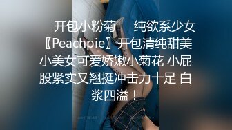 ❤️开包小粉菊❤️纯欲系少女〖Peachpie〗开包清纯甜美小美女可爱娇嫩小菊花 小屁股紧实又翘挺冲击力十足 白浆四溢！